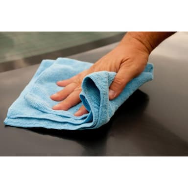 250GSM 37x37cm Microfibre Cloth Roll- Blue